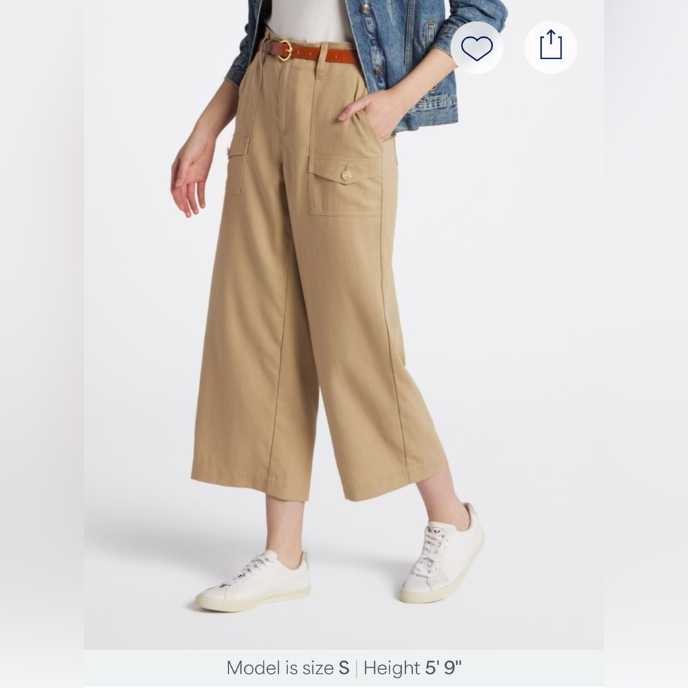 One5One Terri extra high rise linen boot cut pants